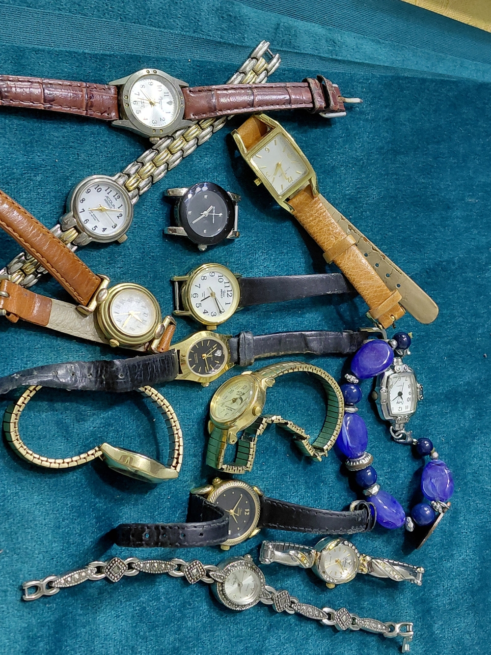 Mixed Women  Watch  Brown, Black & Gold Styles Sale As Is